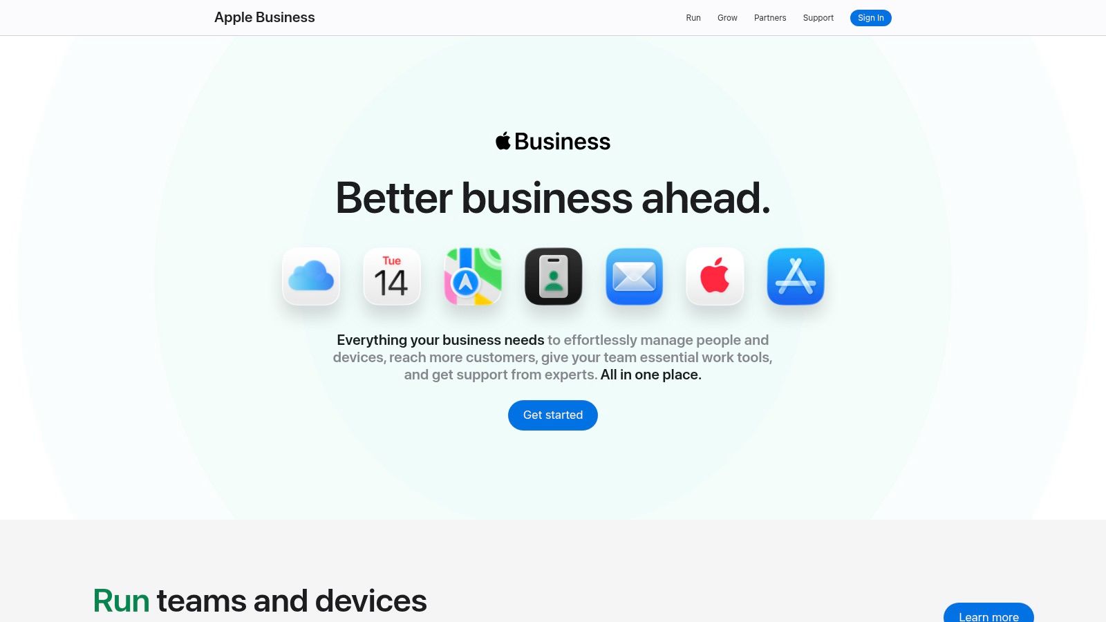 Apple Business Connect (Apple Maps, Siri, Wallet)